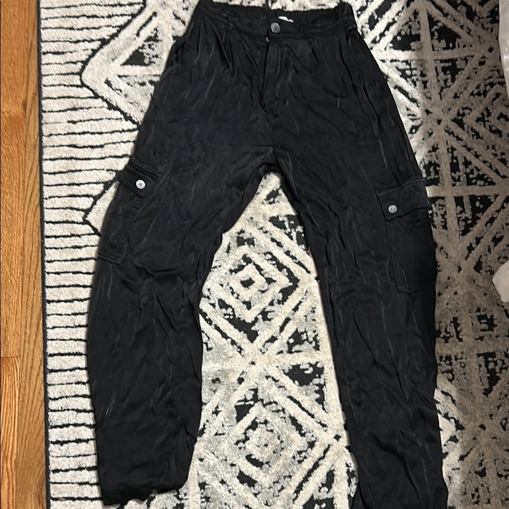Bella Dahl Black Cargo Pants